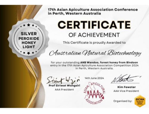 17th Asia Apiculture Association Competition 2024 – Silver Peroxide Honey Light